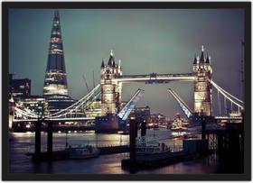 Quadro Decorativo Cidade Londres Decoração De Salas Com Moldura