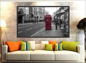 Quadro Decorativo Cidade Londres Salas Decorações Com Moldura TT03