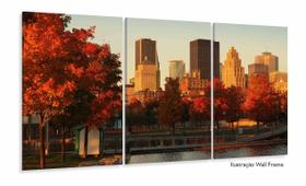 Quadro Decorativo Cidade Montreal Canadá Mosaico Quadro Decorativo Cidade Montreal Canadá Mosaico