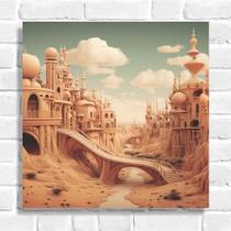 Quadro Decorativo Cidade no Deserto
