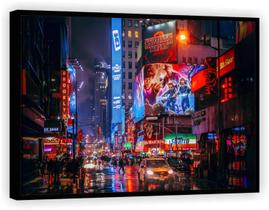 Quadro Decorativo Cidade Nova Iorque Prédios Grande Tela Canvas Premium