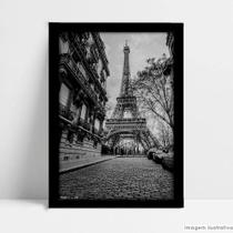 Quadro Decorativo Cidade Paris em Moldura Caixa