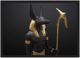 Quadro Decorativo Cidade Pirâmide Anúbis Decoração De Salas Com Moldura Quadro Decorativo Cidade Pirâmide Anúbis Decoração De Salas Com Moldura