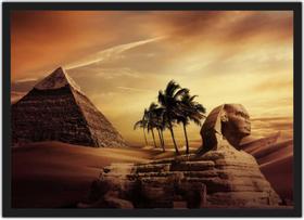 Quadro Decorativo Cidade Pirâmide Decoração De Salas Com Moldura Quadro Decorativo Cidade Pirâmide Decoração De Salas Com Moldura