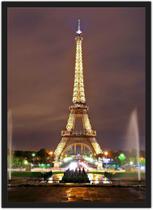 Quadro Decorativo Cidade Torre Eiffel Paris Decoração Salas Quartos Com Moldura Quadro Decorativo Cidade Torre Eiffel Paris Decoração Salas Quartos Com Moldura