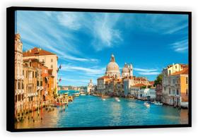 Quadro Decorativo Cidade Veneza Itália Grande Tela Canvas Premium