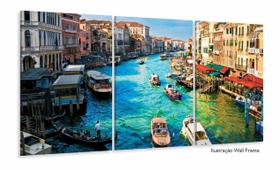 Quadro Decorativo Cidade Veneza Na Itália - Tela Em Tecido Quadro Decorativo Cidade Veneza Na Itália - Tela Em Tecido