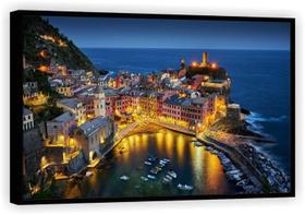 Quadro Decorativo Cidade Vernazza Itália Turismo Grande Tela Canvas Premium G01 Quadro Decorativo Cidade Vernazza Itália Turismo Grande Tela Canvas Premium G01