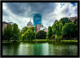 Quadro Decorativo Cidades Boston Massachusetts Paisagem Empresas Quartos Salas Com Moldura RC105 Quadro Decorativo Cidades Boston Massachusetts Paisagem Empresas Quartos Salas Com Moldura RC105