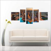 Quadro Decorativo Cidades Dubai Prédios Decorar Interiores TT5 Quadro Decorativo Cidades Dubai Prédios Decorar Interiores TT5