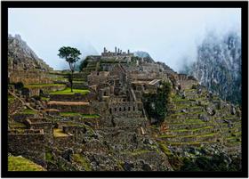 Quadro Decorativo Cidades Machu Picchu Peru Paisagem Empresas Lojas Quartos Salas Com Moldura RC111 Quadro Decorativo Cidades Machu Picchu Peru Paisagem Empresas Lojas Quartos Salas Com Moldura RC111