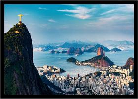 Quadro Decorativo Cidades Rio De Janeiro Turismo Viagens Paisagem Salas Quartos Com Moldura RC144