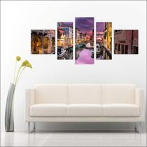 Quadro Decorativo Cidades Veneza Itália Salas Decorar TT01