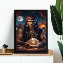 Quadro Decorativo Cigano Vidente 45X34Cm Quadro Decorativo Cigano Vidente 45X34Cm