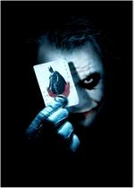 Quadro Decorativo Cinema Batman Coringa Joker Filmes Quartos Salas Com Moldura RC066