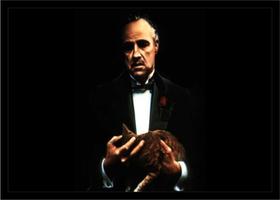Quadro Decorativo Cinema O Poderoso Chefão The Godfather Filmes Quartos Salas Com Moldura RC006