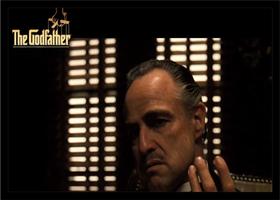 Quadro Decorativo Cinema O Poderoso Chefão The Godfather Filmes Quartos Salas Com Moldura RC012