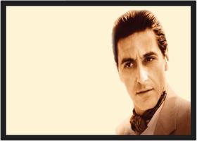 Quadro Decorativo Cinema O Poderoso Chefão The Godfather Filmes Quartos Salas Com Moldura RC029