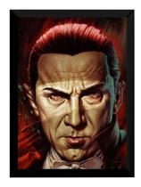 Quadro Decorativo Cinema Terror Dracula Bela Lugosi 42x29cm Quadro Decorativo Cinema Terror Dracula Bela Lugosi 42x29cm