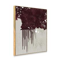 Quadro Decorativo Cinza Queimado Red perfeito para quem ama momentos e a arte. Ideal para salas, quartos e escritórios.