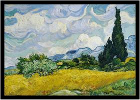 Quadro Decorativo Clássicos Campo Van Gogh (1889) Quartos Escritórios Salas Com Moldura RC031 Quadro Decorativo Clássicos Campo Van Gogh (1889) Quartos Escritórios Salas Com Moldura RC031
