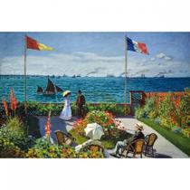 Quadro Decorativo Claude Monet Jardim em Sante 1 Tela