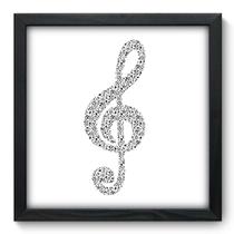 Quadro Decorativo - Clave de Sol - 33cm x 33cm - 093qdgp