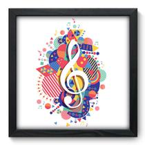 Quadro Decorativo - Clave de Sol - 33cm x 33cm - 100qdgp