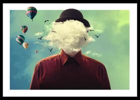 Quadro Decorativo Clolds 40 cm x 60 cm