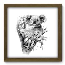 Quadro Decorativo - Coala - 33cm x 33cm - 182qdsm