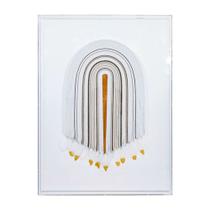 Quadro Decorativo Cocar Abstrato Rico em Detalhes