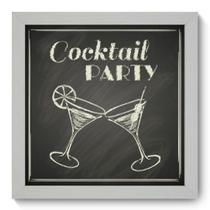 Quadro Decorativo - Cocktail - 22cm x 22cm - 054qdcb
