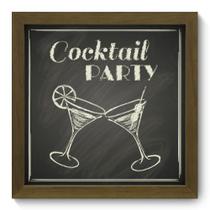 Quadro Decorativo - Cocktail - 22cm x 22cm - 054qdcm