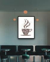 Quadro Decorativo Coffee Time - 70X50Cm