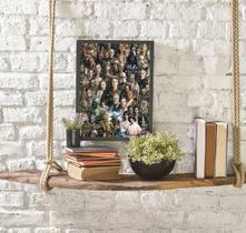 Quadro Decorativo Colagem Personagens Star Wars