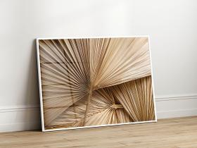 Quadro Decorativo com Moldura Acrilico Cristal Luxo Vidro Abstrato Palha para Sala de Estar, Quarto e Escritório, Hall Horizontal Quadro Decorativo com Moldura Acrilico Cristal Luxo Vidro Abstrato Palha para Sala de Estar, Quarto e Escritório, Hall Horizontal