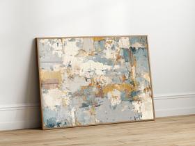 Quadro Decorativo com Moldura Acrilico Cristal Luxo Vidro Abstrato Rustico para Sala de Estar, Quarto e Escritório, Hall Horizontal Quadro Decorativo com Moldura Acrilico Cristal Luxo Vidro Abstrato Rustico para Sala de Estar, Quarto e Escritório, Hall Horizontal