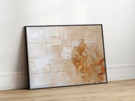 Quadro Decorativo com Moldura Acrilico Cristal Luxo Vidro Tons Relevo para Sala de Estar, Quarto e Escritório, Hall Horizontal Quadro Decorativo com Moldura Acrilico Cristal Luxo Vidro Tons Relevo para Sala de Estar, Quarto e Escritório, Hall Horizontal