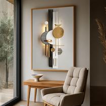 Quadro Decorativo com Moldura Caixa Geométrico Realista para parede Sala, Quarto e Escritório