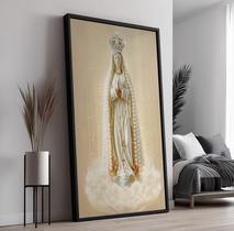 Quadro Decorativo com Moldura Caixa Nossa Senhora Estatua para parede Sala, Quarto e Escritório Quadro Decorativo com Moldura Caixa Nossa Senhora Estatua para parede Sala, Quarto e Escritório