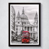 Quadro Decorativo Com Moldura Routemaster Londres Quadro Decorativo Com Moldura Routemaster Londres