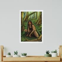 Quadro Decorativo Comadre Fulozinha 24x18cm - com vidro