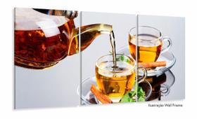 Quadro Decorativo Comidas Bebidas Restaurantes Bolos 3 peças