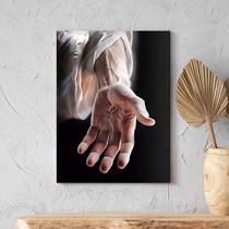 Quadro Decorativo Conceito Mão de Jesus - 90x60 cm