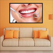 Quadro Decorativo Consultório Dentista Decoração Estética - Vital Quadros Do Brasil