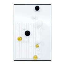 Quadro Decorativo Contemporaneo Esferas Douradas Pretas Quadro Decorativo Contemporaneo Esferas Douradas Pretas