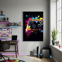 Quadro Decorativo Controle XBOX-70x50cm Mold Branca