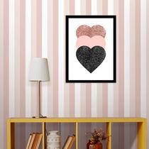 Quadro Decorativo Corações Quadro Decorativo Corações