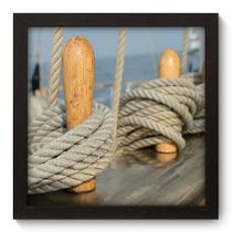 Quadro Decorativo - Cordas - 22cm x 22cm - 008qdkp