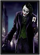 Quadro Decorativo Coringa Joker Decorações Com Moldura G03